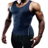 Débardeurs pour hommes Compression athlétique sous la couche de base Sport Top 3 Pack BlackGrayNavy Blue Taille US S 230713