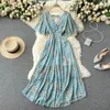 Podstawowe sukienki swobodne szyfonowe bohemijska długa spódnica na damską letnią sukienkę dla kobiet hurtowych na imprezę 230714