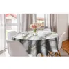 テーブルクロスホワイトマーブルバーガンディゴールドアートテクスチャグラナイト抽象背景ラウンドテーブルクロスby ho me lili for tabletop装飾