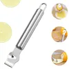 Citron Éplucheur Outils En Acier Inoxydable Citrons Zesteur Râpe Lime Orange Agrumes Râpes À Fruits Couteau À Éplucher Gadgets De Cuisine Bar Accessoires Q312