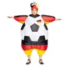 Другие праздничные вечеринки поставляют футбольный клуб аксессуарный надувной костюм для футбола фанат взорвать футбол Хэллоуин Рождественский поставка dhxqy