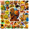 50Pcs Pumpkin Stickers Waterproof Vinyl Stickers Non-random for Car Bike Luggage Laptop Skateboard Scrapbook Water Bottle Decal