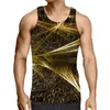 Camisetas sin mangas para hombre 2023 moda divertida impresa 3D chaleco hombres verano Casual Harajuku Streetwear Cool cómodo gimnasio ropa