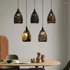 Hanglampen Moderne LED-verlichting IJzer Holle metalen kooi Lamp Armatuur Woonkamer Restaurant Winkel Bar Decor Armatuur