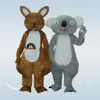 Mascot Costumes Adult Lovely Koala Kangaroo Custom Made Mascot Fancy Dress Animal Party273y