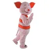 Costume de poupée de mascotte Costume de mascotte de cochon de porcelet Costume de fête d'ami Déguisement Halloween Costume de fête d'anniversaire Taille adulte Costume de mascotte2332