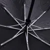 Umbrellas Anti Uv Navy Superfine Straight Rod Long Sunny And Rainy Umbrella For Women