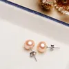 Stud Earrings Flowerbride Trendy High Quality Real Colorful Natural Freshwater Pearls Women Girls 925 Sterling Silver Ear Pins