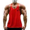 Men's Tank Tops Muscleguys Summer Y Back Gym Stringer Top Men Cotton Fitness Clothing Bodybuilding Workout Sleeveless Shirt Sports Singlets