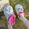 Sandalen Damen Sommer Clogs Urlaub Hausschuhe Rutschfeste EVA Schuhe mit weichem Boden Klassische Pflegeclogs Krankenhaus Damen Arbeitssandalen 230713