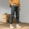 Herrbyxor caayu joggers last byxor män avslappnad y2k multipocket manliga byxor svettbyxor streetwear techwear taktisk spår svarta byxor män j230714