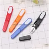 Scissors Yarn Fishing Thread Beading Clipper Sturdy Mini Tool Stainless Steel Tailor Practical Sewing Embroidery Thrum Snips Drop De Dhsvw
