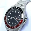 مصنع BP الفاخر 2813 حركة أوتوماتيكية 40 مم II GMT 16710 Blue Red Bezel 40mm Steel Men's Watches Watches