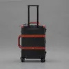 Valise de voyage de concepteur de bagages en aluminium Mode Luxurys Hommes Femmes Lettres Bourse Rod Spinner Bagages universels avec roues Sacs Duffel