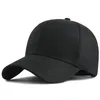 Bollkapslar 2023 Hard Cotton Solid Color Male Sport Hats Lady Sun Cap Hiphop Big Head Man Baseball 5760cm 6168cm 230713