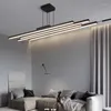 Pendant Lamps Nordic Chandelier Modern Minimalist Bar Living Room Dining Light Aluminum Material LED Lamp Home Decoration Lighting Fixtur