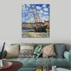Boot bei Ebbe Fecamp 1881 Claude Monet Gemälde Impressionistische Kunst Handgemalte Leinwand Wanddekoration Hohe Qualität