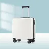 Suitcases 18 Inch Small Luggage Abs Lightweight Universal Wheel Password Lock Box Men And Women Students Travel Zip Anti-Theft