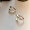 925 Sterling Silver Smooth Rings for Women Hollow Out Jewelry Beautiful Finger Open Rings for Party Birthday Gift L230704