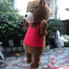 2018 Factory direct customized bear mascot costume teddy bear mascot costume adult size 254m