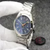 Blauwe wijzerplaat AQUA TERRA 150M Limited horloge 41 mm automatisch oceaan roestvrij staal sport zee herenhorloges323b