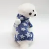 Dog Apparel 2023 Pet Clothes Coat Winter Warm Outerwear Thicken Star Costume Clothing Jacket Cat Products For Puppy