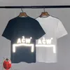 Heren T-shirts ACW Reflecterende Streetwear EEN COLD WALL T-Shirt Mannen Vrouwen Hoge Kwaliteit Streetwear T-shirt 230713