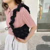 Evening Bags 10 Colors Nylon Plus Cotton Messenger Bags for Women Quilted Plaid Hobos Shoulder Crossbody Bags Summer Trend Lady Handbags 230713