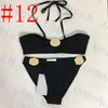 Designer Bikinis Woman Two Piece Bikini med brev Baddräkter Metal Logo Summer Swimwear Beach Luxury Bathing Suits Original Quali261e