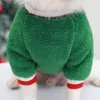 Vêtements pour chiens vêtements de noël dessin animé sweat à capuche pour animaux de compagnie pour petits chiens moyens gilet chemise année chiot Costume Chihuahua veste