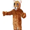 2018 Little Leopard Panther Cat Cougar Cub Mascot Costume Dorosły Rozmiar Kreskówka Charakter Mascotte Mascota Sitfit Suit212a