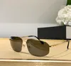 Cool Bronzed Pilot Sunglasses Lente verde oscuro Mens Summer Sunnies gafas de sol Sonnenbrille UV400 Eye Wear con caja