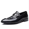 اللباس أحذية MoveChain Men Grain Leather Office Business Office Slip-on Shoes Mens حفل زفاف متسكعون