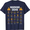 Mannen T-Shirts Grappig Rijden Waarschuwingsborden 101 Automonteur Gift Driver T-Shirt Fashion Casual T-shirt Katoen Heren Tops Tees Casual 230713