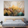 Tapestries Japanese Style Wall Hanging Tapestry Nordic Home Decoration Wall Art Table Cloth Bedroom Landscape Painting Tapestry