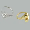 Anéis de gota de água de prata esterlina 925 minimalistas para mulheres, joias de noivado, acessórios de festa da moda, presente L230704
