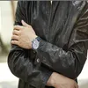 Topp lyx varumärke Naviforce Men Sports Watches Men's Leather Army Military Waterproof Watch Man Quartz Clock Relogio Masculino244k