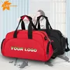 Duffel Bags Индивидуальные мужские спортивные и фитнес -сумка женская йога для тренировочной сумки для туристической сумки для багажа DIY плавание и фитнес -сумка для выходных.