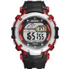 2020 luksusowe męskie zegarki Smael Digital Clock Alarm Waterproof LED Sport Mężczyzna Zegar zegarowe 1620 Top marka luksusowe zegarki 229v