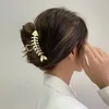 ヘアクリップタルクリイクリエイティブフィッシュボーンメタルヘアピンシンプルな気質爪クリップ女性ファッション合金アクセサリー2023夏