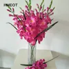 Faux blommor grönare hmeot 70 cm simulering gladiolus orkidé konstgjorda blommor växter bröllop festival firande hem kruksam falsk dekoration 230713