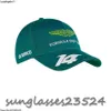 2023 Fashion Ball Cap Alonso F1 Aston Martin Team Baseball Cap Baumwolle Hut Verstellbare Hut Sonnenhut 4q73