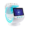 7 en 1 Ice Blue Smart Skin Machine Spa Nettoyant Hydro Dermabrasion RF Raffermissement de la peau du visage Blanchiment Rajeunissement de la peau Analyseur de beauté