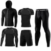 Survêtements pour hommes Sportswear Gym Fitness Survêtement Ensembles de course pour hommes Compression Basketball Sous-vêtements Collants Jogging Sports Costumes Vêtements Dry Fit 230713