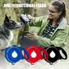 Small Animal Supplies Multifunction Dog Leash with Built in Water Bottle Bowl Portable Pet Feed Waste Bag Dispenser Drop 230713