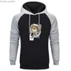 Men's Hoodies Sweatshirts Men's Socks Men's Raglan Sportswear Hoodie Kawaii Cat Out Of The Wall 2020 Spring Summer Winter Wool Warm Fashion Men's Wear Z230717