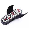 Slippers Acupoint Massage Slippers Sandal For Men Feet Chinese Acupressure Therapy Rotating Foot Massager Unisex Beach Slipper 230713