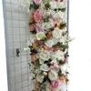 Flores decorativas SPR Suprimentos para casamento sob medida Arranjo de flores artificiais Recepção Portão da lua Palco Pano de fundo Arco de moldura