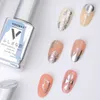 Nagelgel VINIMAY Metallic Spiegel Zilver Lak Polish Soak Off UV Art Varnish Lacque Prime 230714