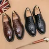 Chaussures formelles pour hommes mode chaussures habillées élégantes loisirs homme d'affaires Oxfords Sapato Social Masculino